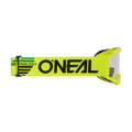 Okuliare ONEAL B-10 Solid žlté fluo s čírim sklíčkom detské 