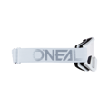 Okuliare ONEAL B-Zero biele s čírim sklíčkom
