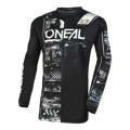 Dres ONEAL Element Attack čierno biely detský 