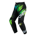 Nohavice ONEAL Element Voltage čierno zelené 