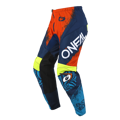 Nohavice ONEAL Element Shocker modro oranžové detské 