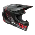 Prilba ONEAL 3SRS Haze čierno sivo červená matná