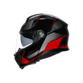 Prilba AGV Tourmodular Perception čierno červená