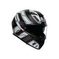 Prilba AGV K3 Rivia čierno biela matná