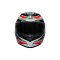 Prilba AGV K3 Space bielo červená fluo matná