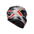Prilba AGV K3 Space bielo červená fluo matná