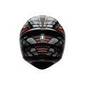 Prilba AGV K1 S Lyzard čierno sivo červená matná