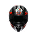 Prilba AGV K1 S Fastlap čierno sivo červená