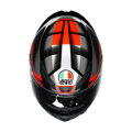 Prilba AGV K1 S Fastlap čierno sivo červená