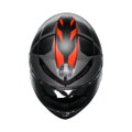 Prilba AGV K6 S Karve čierno sivo červená matná