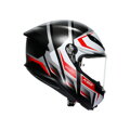 Prilba AGV K6 S Karve čierno bielo červená matná