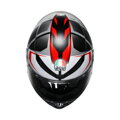 Prilba AGV K6 S Karve čierno bielo červená matná