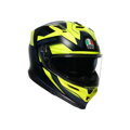 Prilba AGV K7 Glimpse čierno žltá fluo
