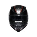 Prilba AGV K7 Kyber čierno červená
