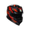 Prilba AGV K7 Taurax čierno červená
