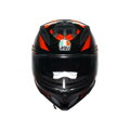 Prilba AGV K7 Taurax čierno červená