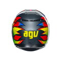 Prilba AGV K3 Birdy 2.0 sivo žlto červená lesklá