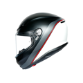 Prilba AGV K6 Multi Rush čierno červená