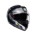 Prilba AGV K3 Shade sivo žltá fluo