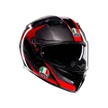 Prilba AGV K3 Striga čierno sivo červená