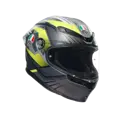 Prilba AGV K6 S Excite camo žltá fluo matná