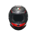 Prilba AGV K6 S Slashcut čierno sivo červená 