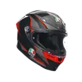 Prilba AGV K6 S Slashcut čierno sivo červená