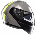 Prilba AGV Streetmodular Resia sivo čierno žltá fluo matná 