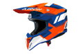 Prilba AIROH Wraaap Vision oranžovo modrá lesklá