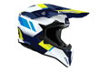 Prilba AIROH Wraaap Vision žlto modrá lesklá
