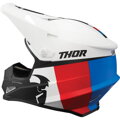 Prilba THOR Sector Racer bielo modro červená
