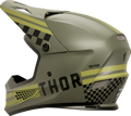 Prilba THOR Sector 2 Combat zeleno čierna matná 