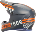 Prilba THOR Sector 2 Combat tmavomodro oranžová matná 