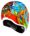 Prilba ICON Airform Dino Fury modrá 