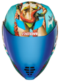 Prilba ICON Airflite Pleasuredome 4 modrá 
