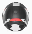 Otvorená prilba NOX N128 Round čierno červená matná