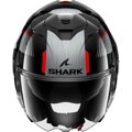 Prilba SHARK Oxo Sikter čierno chrómovo strieborná KUS
