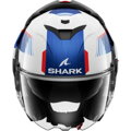 Prilba SHARK Oxo Sikter bielo chrómovo modrá WUB 