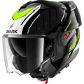 Prilba SHARK Oxo Rydger čierno bielo žltá fluo KWY