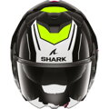 Prilba SHARK Oxo Rydger čierno bielo žltá fluo KWY