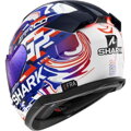 Prilba SHARK SKWAL I3 Replica Zarco French GP bielo fialovo modrá WVB