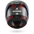 Prilba SHARK Aeron Speed-Tech karbónovo modro červená DBR