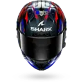 Prilba SHARK Aeron Zarco GP De France modro chrómová DBU