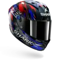 Prilba SHARK Aeron Zarco GP De France modro chrómová DBU