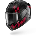 Prilba SHARK D-Skwal 3 Shiever čierno antracitovo červena KAR