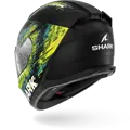 Prilba SHARK D-Skwal 3 Speed-Vib čierno zeleno modrá matná KGB