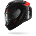 Prilba SHARK Ridill 2 Mekarium čierno antracitovo červená KAR