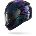 Prilba SHARK Ridill 2 Reptaia čierno fialová KVX