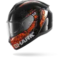 Prilba SHARK Ridill 2 Speed-Vib čierno antracitovo oranžová KAO