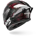 Prilba SHARK Skwal Cup Speed-Vib čierno červeno strieborná KRS